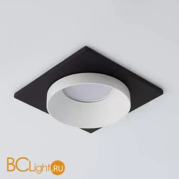 Встраиваемый светильник Elektrostandard 117 MR16 белый/черный a053347 - Фото 0