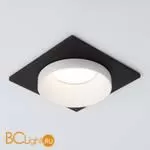 Встраиваемый светильник Elektrostandard 117 MR16 белый/черный a053347