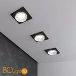 Встраиваемый светильник Elektrostandard 117 MR16 белый/черный a053347 - Фото 1