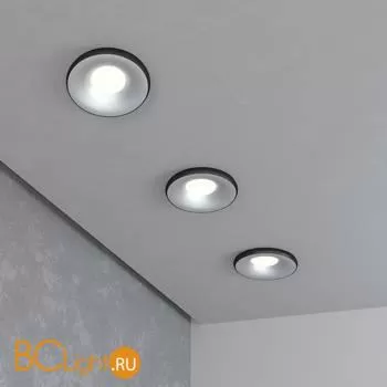 Встраиваемый светильник Elektrostandard 118 MR16 серебро/черный a053349 - Фото 1