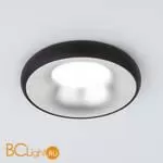 Встраиваемый светильник Elektrostandard 118 MR16 серебро/черный a053349