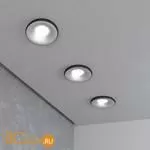 Встраиваемый светильник Elektrostandard 118 MR16 серебро/черный a053349 - Фото 1