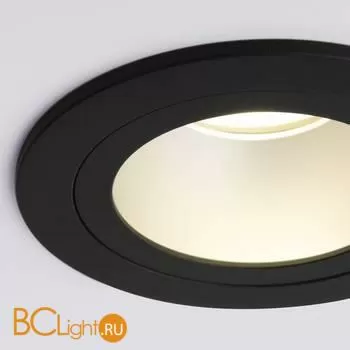 Встраиваемый светильник Elektrostandard 122 MR16 122 MR16 серебро/черный a053354 - Фото 1