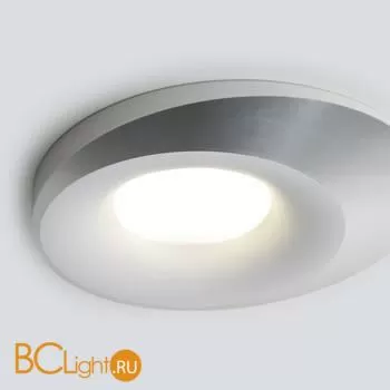 Встраиваемый светильник Elektrostandard 124 MR16 белый/серебро a053357 - Фото 1