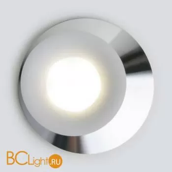 Встраиваемый светильник Elektrostandard 124 MR16 белый/серебро a053357 - Фото 3