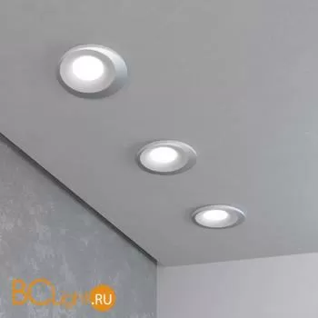 Встраиваемый светильник Elektrostandard 124 MR16 белый/серебро a053357 - Фото 0