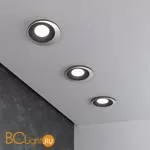 Встраиваемый светильник Elektrostandard 124 MR16 черный/серебро a053358 - Фото 0