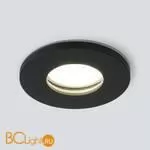Встраиваемый светильник Elektrostandard 125 MR16 черный матовый a053360