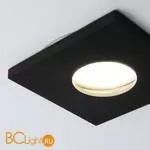 Встраиваемый светильник Elektrostandard 126 MR16 черный матовый a053362 - Фото 0