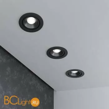 Встраиваемый светильник Elektrostandard 15267/LED 7W 4200K черный/черный a055722 - Фото 0