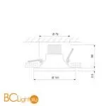 Встраиваемый светильник Elektrostandard 15267/LED 7W 4200K черный/черный a055722 - Фото 5