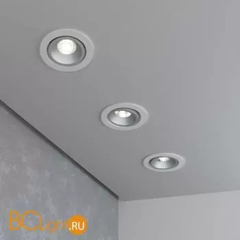 Встраиваемый светильник Elektrostandard 15267/LED 7W 4200K белый/серебро a055723 - Фото 0