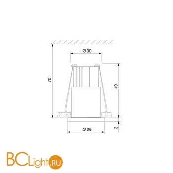 Встраиваемый светильник Elektrostandard 15269/LED 15269/LED a056020 - Фото 3
