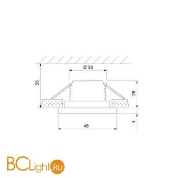 Встраиваемый светильник Elektrostandard 15271/LED 15271/LED a056027 - Фото 1