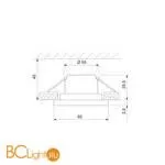 Встраиваемый светильник Elektrostandard 15272/LED 15272/LED a056030 - Фото 5