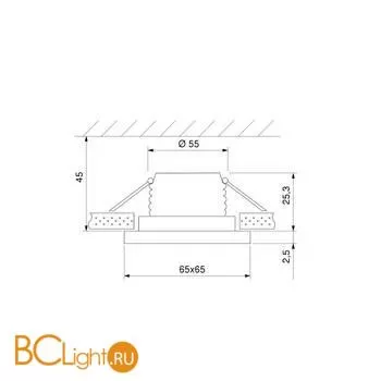 Встраиваемый светильник Elektrostandard 15273/LED 15273/LED a056032 - Фото 6