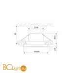Встраиваемый светильник Elektrostandard 15273/LED 15273/LED a056032 - Фото 6