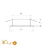 Встраиваемый светильник Elektrostandard 2006 MR16 a032384 - Фото 0