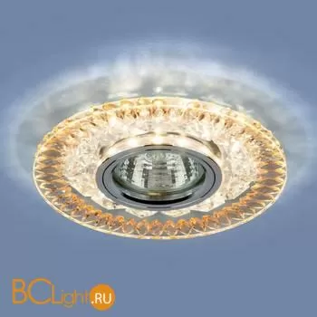 Встраиваемый светильник Elektrostandard 2198 MR16 CL/GD прозрачный/золото a037233 - Фото 1