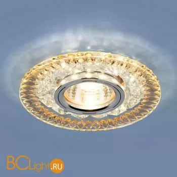 Встраиваемый светильник Elektrostandard 2198 MR16 CL/GD прозрачный/золото a037233