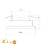 Встраиваемый светильник Elektrostandard 2198 MR16 CL/GD прозрачный/золото a037233 - Фото 2