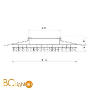 Встраиваемый светильник Elektrostandard 2204 MR16 a038457 - Фото 4