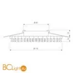 Встраиваемый светильник Elektrostandard 2204 MR16 a038457 - Фото 4
