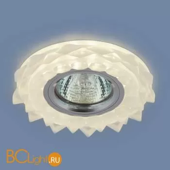 Встраиваемый светильник Elektrostandard 2209 MR16 Matt Ice матовый лед a039672 - Фото 1