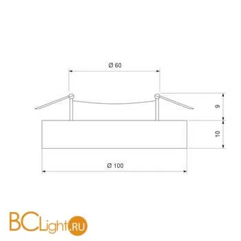 Встраиваемый светильник Elektrostandard 2218 MR16 a041518 - Фото 2