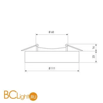 Встраиваемый светильник Elektrostandard 2240 MR16 a045481 - Фото 4
