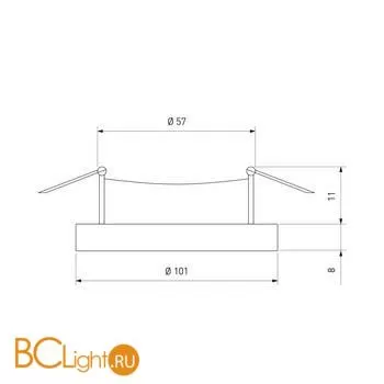 Встраиваемый светильник Elektrostandard 2246 MR16 a047759 - Фото 4