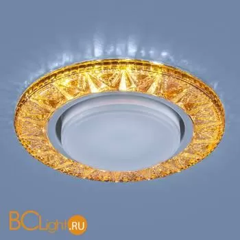 Встраиваемый светильник Elektrostandard 3022 GX53 GD золото a037069 - Фото 2