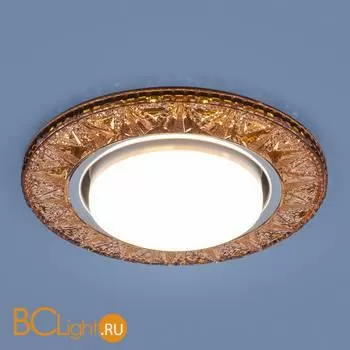 Встраиваемый светильник Elektrostandard 3022 GX53 GD золото a037069 - Фото 1