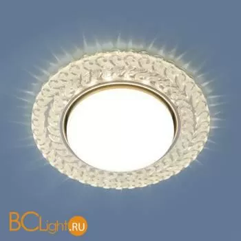 Встраиваемый светильник Elektrostandard 3027 GX53 CL прозрачный a043158 - Фото 0