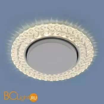 Встраиваемый светильник Elektrostandard 3027 GX53 CL прозрачный a043158 - Фото 1