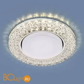 Встраиваемый светильник Elektrostandard 3029 GX53 CL прозрачный a045483 - Фото 1