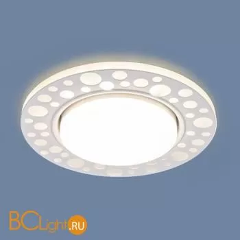 Встраиваемый светильник Elektrostandard 3032 3032 GX53 WH белый a045486 - Фото 0