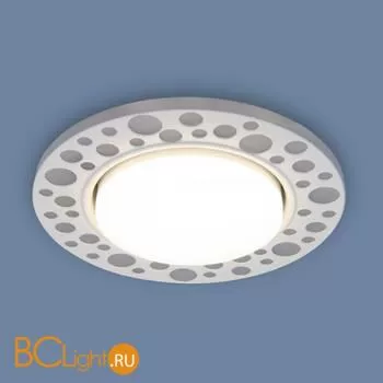 Встраиваемый светильник Elektrostandard 3032 3032 GX53 WH белый a045486 - Фото 2