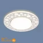 Встраиваемый светильник Elektrostandard 3032 3032 GX53 WH белый a045486 - Фото 0