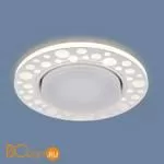 Встраиваемый светильник Elektrostandard 3032 3032 GX53 WH белый a045486 - Фото 1