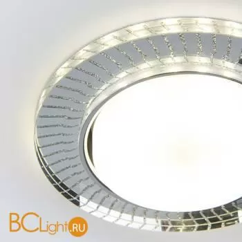 Встраиваемый светильник Elektrostandard 3033 GX53 CL/SL прозрачный/серебро a045484 - Фото 3