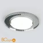 Встраиваемый светильник Elektrostandard 3033 GX53 CL/SL прозрачный/серебро a045484 - Фото 0