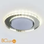 Встраиваемый светильник Elektrostandard 3033 GX53 CL/SL прозрачный/серебро a045484 - Фото 1