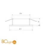 Встраиваемый светильник Elektrostandard 5157 a036408 - Фото 0