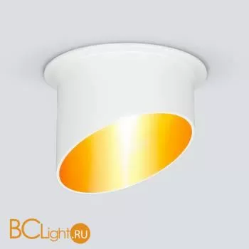 Встраиваемый светильник Elektrostandard 7005 MR16 WH/GD белый/золото a040981