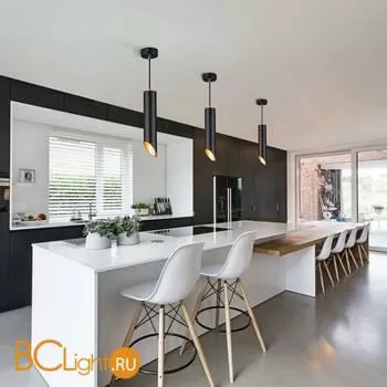 Подвесной светильник Elektrostandard 7011, 7005 7011 MR16 черный/золото a040982 - Фото 0