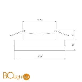 Встраиваемый светильник Elektrostandard 70204 a036740 - Фото 2