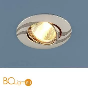 Встраиваемый светильник Elektrostandard 8012 MR16 PS/N перл. серебро/никель a032291