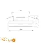 Встраиваемый светильник Elektrostandard 8355 MR16 CL/WH прозрачный/белый a049340 - Фото 1