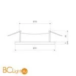 Встраиваемый светильник Elektrostandard 9210 9210 MR16 CH хром a030078 - Фото 0